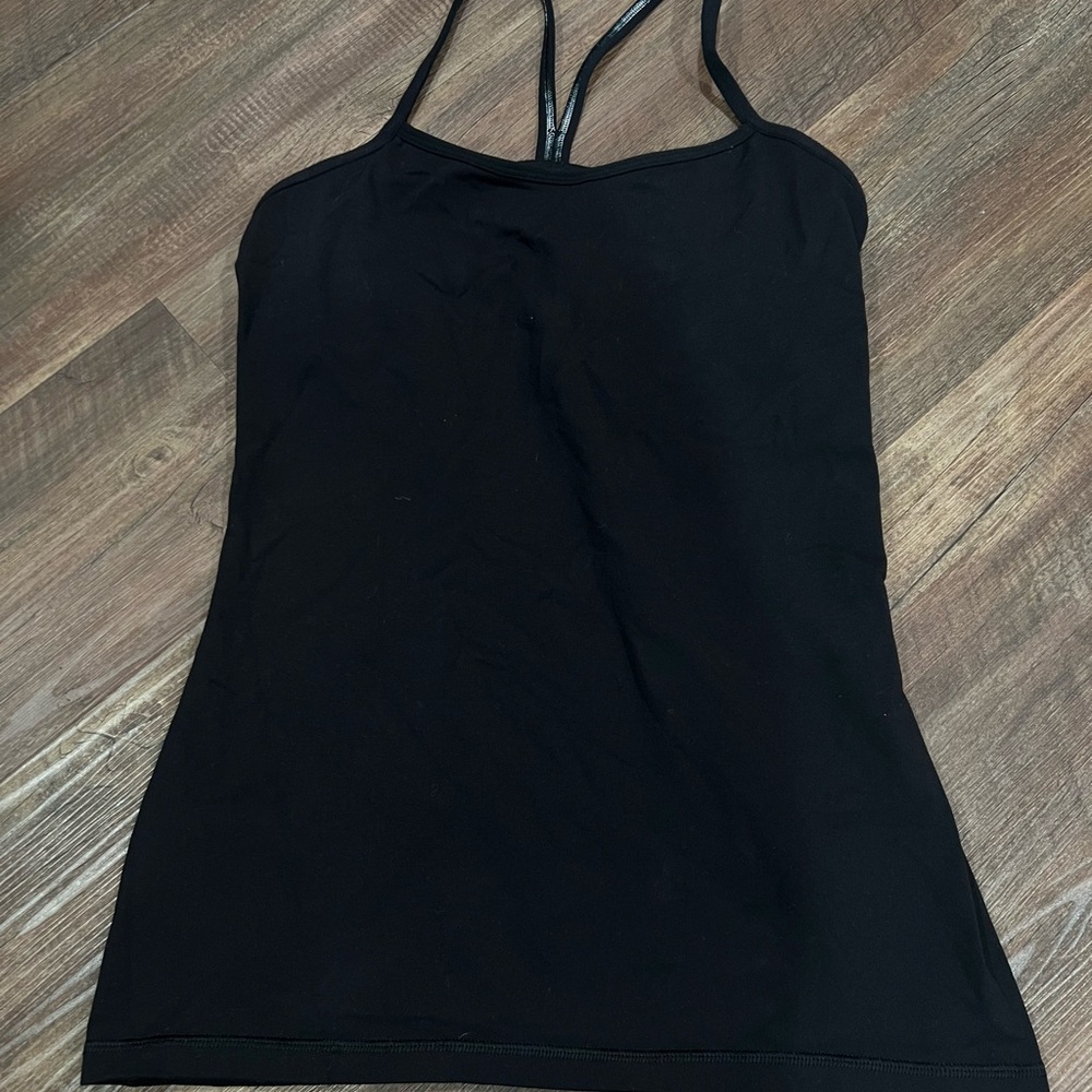 lululemon athletica Black Fitted Tank top